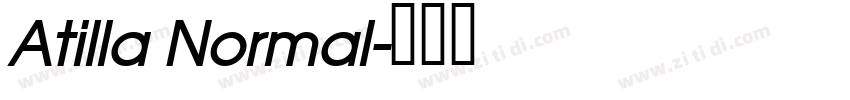 Atilla Normal字体转换